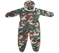 Expert Beekeeping Suit | Polyester Cotton Protective Jacket with HD Veil | Beekeeper Equipment for Beekeeping/Honey Harvesting | Lightweight Design (XL)