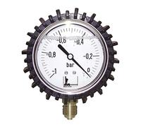 Expert by net - Vacuómetro redondo - -1 a 0 bars diametro 63mm M1/4" caja acero inoxidable con glicerina