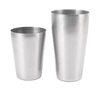 Expert Cocktail Shaker Set | 304 Stainless Steel Bar Tools for Home/Party/Outdoor | 2 - in - 1 Mixing Cup & Strainer, Dishwasher Safe