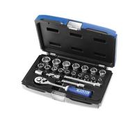 EXPERT E031805 - Juego de vasos 12 caras - 3/8" - 22 piezas
