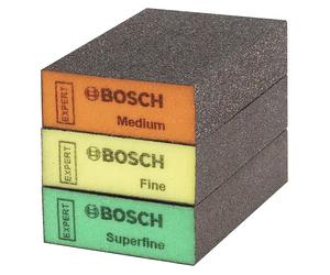 Expert Esponja abrasiva S471 (Tamaño de grano: Medio, L x An x Al: 97 x 69 x 26 mm, 3 pzs.)