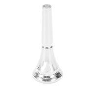 Expert French Horn Mouthpiece | Brass Construction & Silver Plated | Standard Replacement for Beginners/Students/Musicians | Tarnish Guard