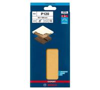 Bosch Papel de lija Expert C470 P120 93 x 186 mm 8 agujeros para madera dura 10 piezas
