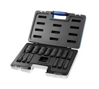 Expert Juego de Dados de Impacto Profundos 1/2 pulgadas, 14 Piezas - Métrico