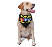 Experto En Bosques del Comando Sur Y Veteran De La Guerra De Corea Pañuelo Triangular Transpirable Pañuelo para Perro Moda Bufanda De Mascota para Uso Diario Fiestas Gatos