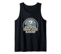 Experto en conocimientos inútiles Trivia Night Entusiasta Académico Camiseta sin Mangas