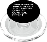 Experto en Control de Calidad Pro Philadelphia Soft Pretzel PopSockets PopGrip para MagSafe