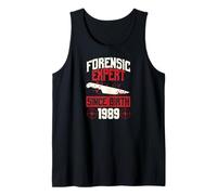 Experto forense Desde su Nacimiento 1989 Cumpleaños temático de crímenes Reales Camiseta sin Mangas