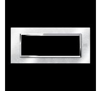 Expì placa metálica Blanco Perla, 6 módulos Urmet 13906.BP