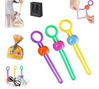 Explainout Multi-purpose Sealer Machine, Reusable Multipurpose Zip Cable Ties, Detachable Elastic Cord Organizer for Sealing Food Bags and Organizing Wires, Extend the Shelf Life of Food (3PCS)