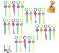 Explainout Multi-purpose Sealer, Reusable Multipurpose Zip Cable Ties, Detachable Twist Ties for Food Bag Sealing, Wire Management, Office, Kitchen, and Travel Use (25 PCS)
