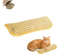 Explcior Catnip Pillow Toy, Catnip-Infused Pillow, Dual Hemp Rope Cat Chew Toys for Teething, Play & Stress Relief, Drives Bored Cats Crazy with Fun Interactive Chew(1pc)