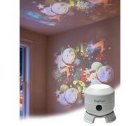 Explcior LED Starry Ocean Projector Night Light Galaxy Holographic Dynamic Rotating Wave Projection Sea Life Bedroom Ceiling Lamp HD Plug Home Decor Ambient Gift for Adults Room