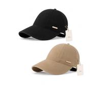 Explcior Women’s Wide Brim Sun Visor Hat UPF 50+ Adjustable Ponytail Cap