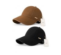 Explcior Women’s Wide Brim Sun Visor Hat UPF 50+ Adjustable Ponytail Cap