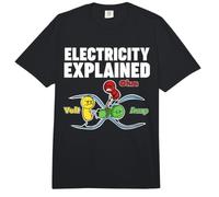 Explicación de la Ley de Volt Amp Ohm Ohm Electricidad Comfort Colors Adult Heavyweight T-Shirt