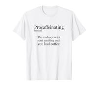 Explicación del Diccionario de procafeinación Camiseta