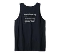 Explicación del Diccionario de procafeinación Camiseta sin Mangas