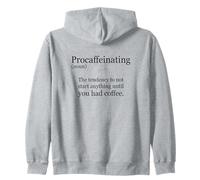 Explicación del Diccionario de procafeinación Sudadera con Capucha