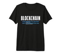 Explicar la Camisa Blockchain criptografía Bitcoin Techie Gift Camiseta Premium