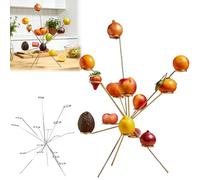 Exploding Fruit Bowl, Fireworks on the Dinner Table, Art Suspended Fruit Display, Creative Home Decor Fruits Rack for Kitchen Centerpiece Decor