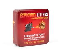 Exploding Kittens 10th Anniversary Collectible Tin 2-5 Players, Ages 7+ | Celebrate 10 years of chaos with Exploding Kittens! Travel ready tin includes core game and 8 unique legacy cards.