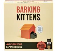 Exploding Kittens Barking Kittens Expansion Pack by, 2-5 Players, Ages 7+ | Add wild twists to Exploding Kittens with 20 new cards and a wearable Cat Crown. Quick-to-learn game night expansion