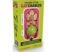Exploding Kittens Catchables Cat Wearing A Cat and Catcus - Juego de lanzamiento y captura (paquete de 2)