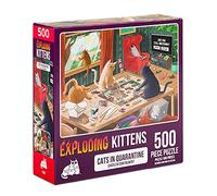 Exploding Kittens Cats in Quarantine - Puzle de 500 Piezas para Adultos, diseño de Gatos en el confinamiento
