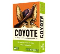 Exploding Kittens Coyote, Juego de Cartas Party Game, A Partir de 10 Años, De 3 a 8 Jugadores, 10 Minutos por Partida, Español