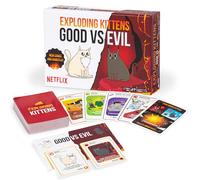 Exploding Kittens - Good vs. Evil - 2-5 Players - Ages 7+ - Inspired by Netflix Show - High Stakes Family Card Game - Ideal for Party, Family Night - Animated Netflix Show