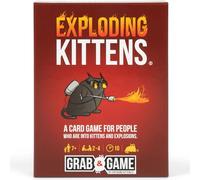 Exploding Kittens - Grab & Game - Hilarious & Compact Card Game for Family and Travel - Party Fun for Ages 7 and Up - 2-4 Players - 15 Minutes of Play