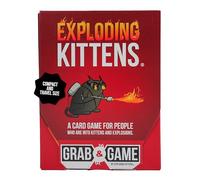 Exploding Kittens Grab & Game - Card Game for Families - Fast-Paced, Easy-to-Learn Game with Hilarious Original Artwork by The Oatmeal Creator, Ages 7+ (2-4 Players, 42 Cards)