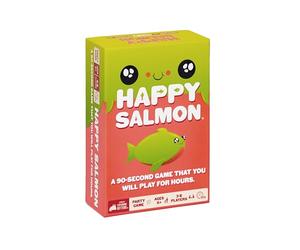 Exploding Kittens - Happy Salmon - Card Games for Adults Teens & Kids - Fun Family Games