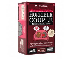 Exploding Kittens Horrible Couple Extra Horrible: by, 2-8 Players, 17+ | Create darkly funny comics with questions, responses, and absurd compromises. Play as a couple or with friends! Adults only!
