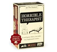 Exploding Kittens Horrible Therapist: Extra Horrible Edition 3-8 Players - Ages 17+ - 15 Minutes to Play - Comic Building Game - Party Game, Family Game Night, Card Game, White