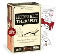 Exploding Kittens, Horrible Therapist Edición Extra Horrible - Juego de cartas de 3 a 8 jugadores, a partir de 17 años, 15 minutos, creación de cómics, para fiestas, noche de juegos familiares, blanco
