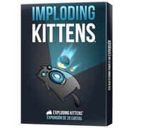 Exploding Kittens | Imploding Kittens | Expansión | Juego de Cartas para los Amantes de los Gatos y Las Explosiones | A Partir de 7 Años | De 2 a 6 Jugadores | 15 Minutos por Partida | Español