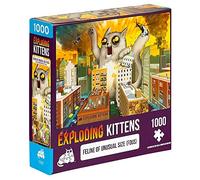 Exploding Kittens Jigsaw Puzzles for Adults - Feline of Unusual Size - 1000 Piece Jigsaw Puzzles For Family Fun Game Night, PCATZ-1K-6