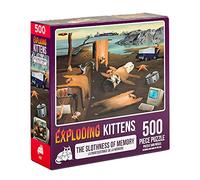 Exploding Kittens Slothness of Memory - Puzle de 500 Piezas para Adultos, diseño de Perezosos simulando «La persistencia de la Memoria»
