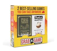 Exploding Kittens Mini-Travel Game Bundle - Poetry For Neanderthals & Really Loud Librarians - Family Games Bundle for All Ages - Great For Game Night, Travel-Friendly