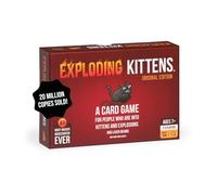 Exploding Kittens Original Edition - Hilarious Game for Family Game Night - Funny Card Games for Ages 7 and Up - 56 Cards - 2-5 Players - 15 Minutes of Play