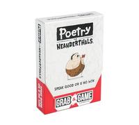 Exploding Kittens Poesía para Neandertales Grab & Game 2+ Jugadores - A Partir de 7 años - 10 Minutos para Jugar - Juego de adivinación de Palabras de tamaño de Viaje - Ideal para Fiestas, Familia