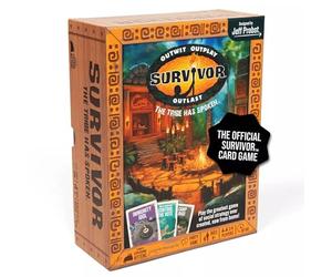 Exploding Kittens Survivor™: The Tribe Has Spoken™- The Only Official Card Game for Survivor™ Fans- Family Party Game for Ages 8 and up -3 to 6 Players- Great for Adults, Teens & Kids.