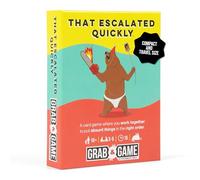 Exploding Kittens That Escalated Quickly: Grab and Game - Juego de cartas compacto de viaje para 3 a 5 jugadores, edades de 10+ a 15 minutos para jugar, juego de fiesta