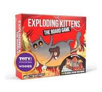 Exploding Kittens: The Board Game - The Action Packed Party Game to Celebrate 10th Birthday - 2-6 Players Aged 7+ - Great For Adults, Teens, Collectors, Kids