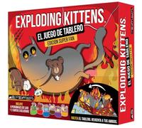 Exploding Kittens: The Board Game Super Fan Edition, Juego de Cartas, A Partir de 7 Años, De 2 a 6 Jugadores, 20 Minutos por Partida, Español