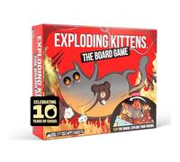 Exploding Kittens: The Board Game - The Action Packed Party Game to Celebrate 10th Birthday - 2-6 Players Aged 7+ - Great For Adults, Teens, Collectors, Kids