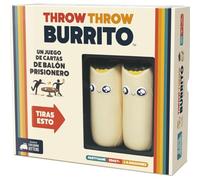 Exploding Kittens Throw Throw Burrito, Juego para Fiestas de Balón Prisionero para Todas Las Edades, A Partir de 7 Años, De 2 a 6 Jugadores, 15 Minutos por Partida, Español
