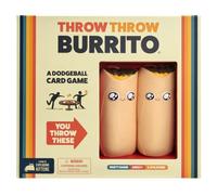 Exploding Kittens Throw Throw Burrito Card Games for Adults Teens &, Kids, A Dodgeball Card Game, Lingua Inglese
